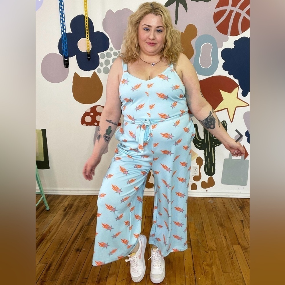 HAYLEY ELSAESSER - Shooting Star Cupro Jumpsuit